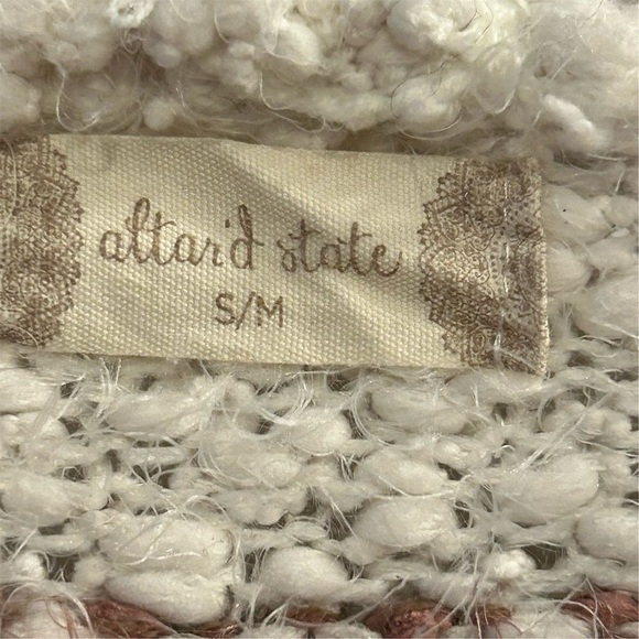 Altar'd State Women's Striped Open Front Cardigan Sweater Size S/M - Picture 6 of 7